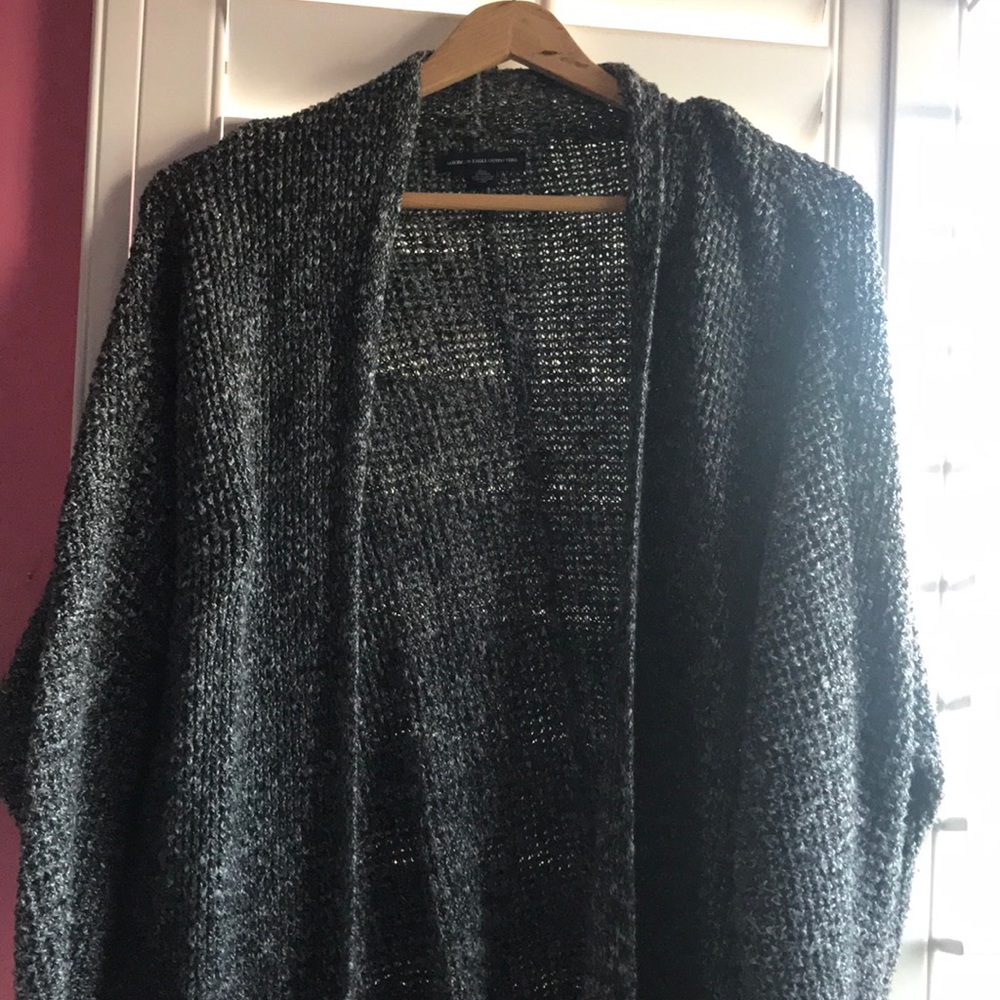 Black and white cardigan